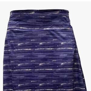 Reversible athletic skirt Small Royal Blue Geometric Print Lightweight Sporty